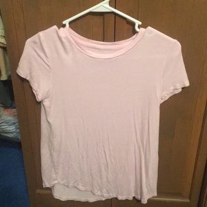 American Eagle Baby Pink T Shirt